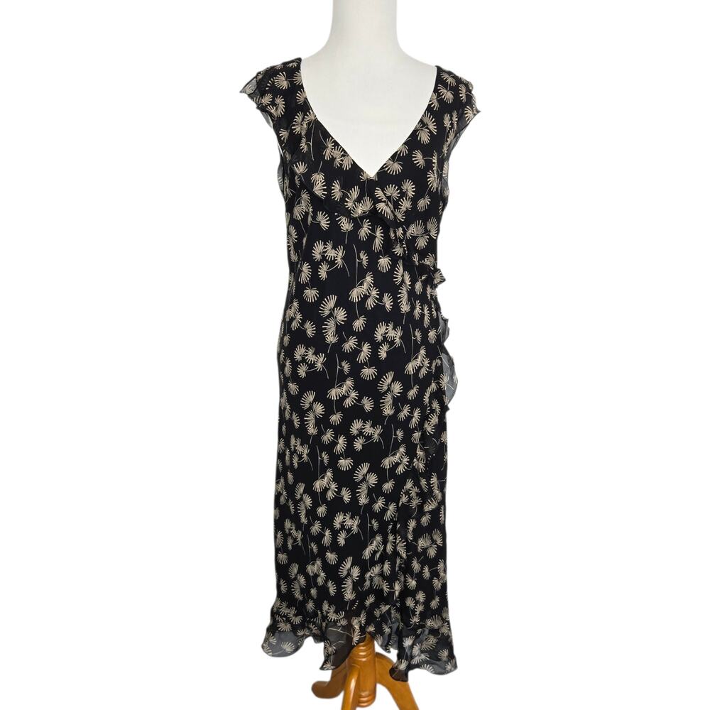 NWT Vintage Deadstock Y2K The Limited Silk Babydoll Dress Dark Fairy Women 14